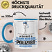 Polizist Geschenk Tasse So Gut Kann Nur Ein Polizist Aussehen Geschenkidee Kaffee-Becher Blau Trendation