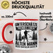 Biathlon Tasse Geschenk Wintersport Geschenke Unterschätze Niemals Einen Alten Mann Der Biathlon Guckt Rot Trendation