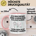 Kajakfahrer Geschenk Tasse Lustige Geschenkidee Geburtstag für Kajakfahrer Ich Bin Dieser Legendäre Kajakfahrer Von Dem Alle Geredet Haben Kaffee-Becher Rosa Trendation