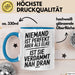 Elke Tasse Geschenk Niemand Ist Perfekt Elke Verdammt Nah Dran Geschenkidee Blau Trendation