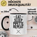 Biologe Tasse Geschenk Essen Schlafen Pipettieren Trendation