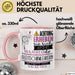 Gleitschirmlehrerin Tasse Geschenk Lustiger Spruch Bitte Erheben Sie Sich Seine Majestät Die Gleitschirmlehrerin Betritt Den Raum Rosa Trendation