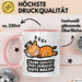 Schlafende Giraffe Tasse Geschenk Lustige Geschenkidee Spruch Zähne Geputzt Pipi Gemacht Gute Nacht Rosa Trendation