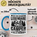 Camper Tasse Geschenk Wohnwagen Camping Geschenkidee Blau Trendation