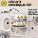 Skateboarderin Tasse Geschenk Lustig Abstand Halten Hochleistungs-Skateboarderin Mit Drang Zur Perfektion Bei Der Arbeit Weiß Trendation