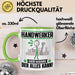 Handwerker Tasse Geschenk für Handwerker Der Mann Der Alles Kann Geschenkidee zum Geburtstag Grün Trendation