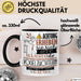 Vogelzüchterin Tasse Geschenk Lustiger Spruch Bitte Erheben Sie Sich Seine Majestät Die Vogelzüchterin Betritt Den Raum Schwarz Trendation