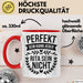 Rita Tasse Geschenk Perfekt Sein Kann Jeder Geschenkidee Geburtstag Rot Trendation