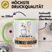 Hundefrisör Geschenk Tasse So Gut Kann Nur Ein Hundefrisör Aussehen Geschenkidee Kaffee-Becher Grün Trendation