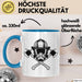 Feuerwehrmann Tasse Geschenk Feuerwehr Geschenkidee Freiwillig Blau Trendation