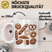 Arten Von Brot Tasse Geschenk Brotarten Baguette Croissant Bagel Kaffee-Becher Weiß Trendation