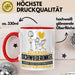 Schwiegeronkel Geschenk Tasse Ich Bin Schwiegeronkel Aber Sag Doch Einfach Superheld Lustige Geschenkdiee für Schwiegeronkel Kaffee-Becher Rot Trendation