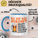 Biertrinker Tasse Geschenk Lustige Geschenkidee Spruch 5G Ist Die Zukunft Blau Trendation