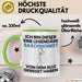 Saxophonist Geschenk Tasse Lustige Geschenkidee Geburtstag für Saxophonist Ich Bin Dieser Legendäre Saxophonist Von Dem Alle Geredet Haben Kaffee-Becher Grün Trendation