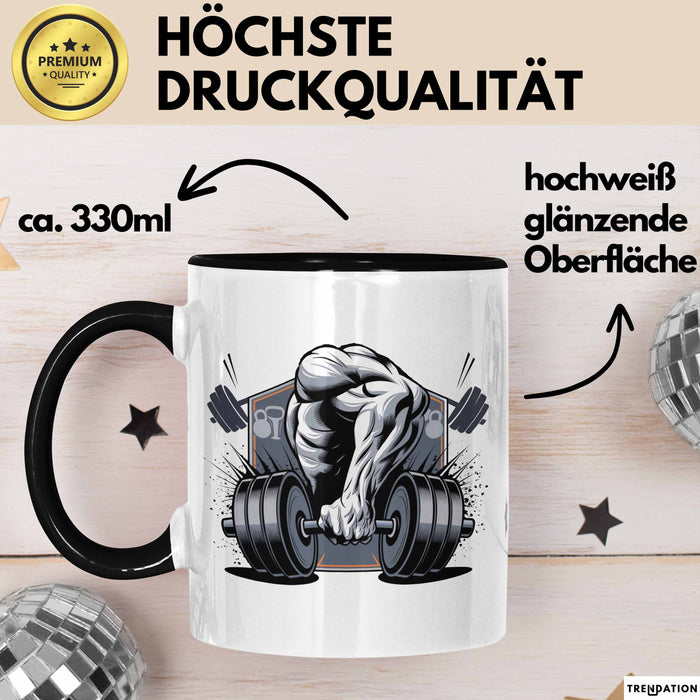 Fitness Enthusiast Tasse Geschenkidee für Fitnessliebhaber Trendation