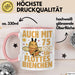 75. Geburtstag Tasse Geschenk Frauen Mutter Lustig Auch mit 75 Noch Ein Flottes Bienchen Kaffee-Becher Rosa Trendation