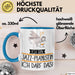 Geschenk für Jazz-Pianistin Tasse Lustige Geschenkidee Geburtstag Ich Bin Jazz-Pianistin Ich Darf Das Blau Trendation