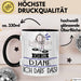 Geschenk für DJane Tasse Lustige Geschenkidee Geburtstag Ich Bin DJane Ich Darf Das Trendation