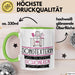 Songtexterin Weil Es Keinen Schöneren Beruf Gibt Tasse Geschenk für Eine Songtexterin Lustig Grün Trendation