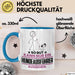Hundeausführer Geschenk Tasse So Gut Kann Nur Ein Hundeausführer Aussehen Geschenkidee Kaffee-Becher Blau Trendation