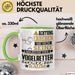Vogelretter Geschenk Tasse Lustiger Spruch Erheben Sie Sich Der Vogelretter Betritt den Raum Grün Trendation