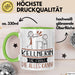 Kellnerin Geschenk Tasse Becher Die Frau Die Allen Kann Geschenkidee für eine Kellnerin Lustig Grün Trendation