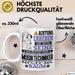 Musiktechniker Geschenk Tasse Lustiger Spruch Erheben Sie Sich Der Musiktechniker Betritt den Raum Weiß Trendation