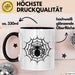 Spinne Vogelspinne Tier Tasse Geschenk Lustige Geschenkidee Spruch Schwarz Trendation