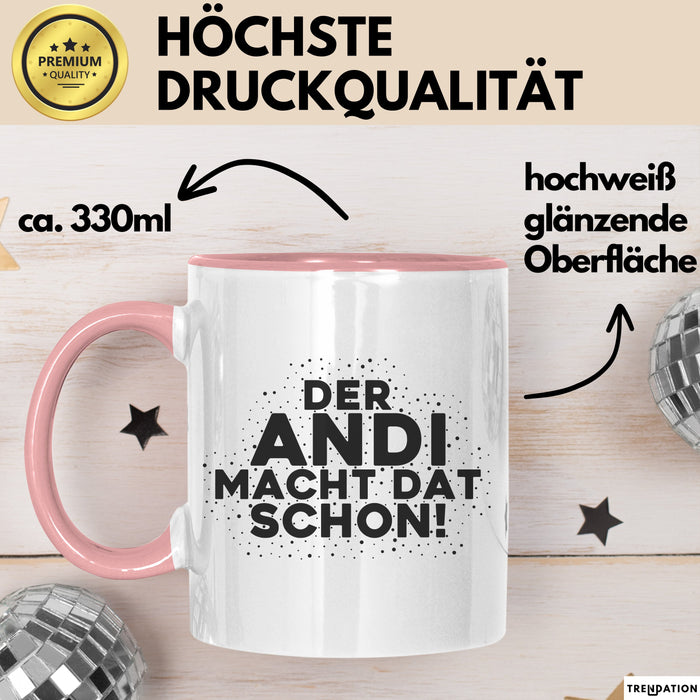 Andi Tasse Der Andi Macht Dat Schon Geschenk