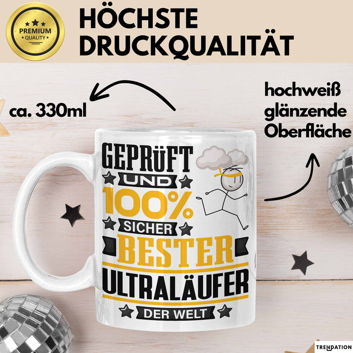 Ultraläufer Geschenk Lustiger Spruch für Ultraläufer Geschenkidee Bester Ultraläufer Der Welt Weiß Trendation