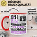 Mediengestalterin Ausbildung Start Geschenk Tasse Ich Bin Mediengestalterin In Der Ausbildung Ich Darf Das Kaffee-Becher Geschenkidee Rot Trendation