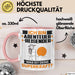 Abenteurreisender Tasse Geschenk für Abenteurreisender Geburtstag Lustiger Spruch Kaffee-Becher Was Ist Deine Superkraft Rosa Trendation