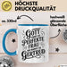 Gertrud Tasse Geschenk Gott Formte Die Perfekte Frau Gertrud Geschenkidee Blau Trendation