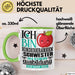 Kinderkrankenschwester Ausbildung Start Geschenk Tasse Ich Bin Kinderkrankenschwester In Der Ausbildung Ich Darf Das Kaffee-Becher Geschenkidee Grün Trendation