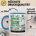Influencerin Tasse Geschenk Spruch Wer Will Schon Prinzessin Sein Wenn Man Auch Influencerin Sein Kann Blau Trendation