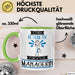 Managerin Tasse Geschenk Becher Stark Attraktiv Furchtlos Managerin Lustige Geschenkidee Grün Trendation