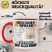 Discgolf-Spieler Tasse Geschenk für Discgolf-Spieler Der Mann Der Alles Kann Geschenkidee zum Geburtstag Rot Trendation