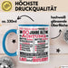 60 Jahre Tasse Geschenk Witziger Spruch Geburtstag Lustige Geschenkidee Blau Trendation