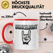 Dunkle Farbe Tasse Geschenk Lustige Geschenkidee Spruch Dunkelbunt Rot Trendation