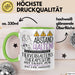 Tierverhaltenstherapeutin Tasse Geschenk Lustig Abstand Halten Hochleistungs-Tierverhaltenstherapeutin Mit Drang Zur Perfektion Bei Der Arbeit Grün Trendation