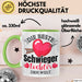 Schwiegertochter Tasse Geschenk Die Beste Schwiegertochter Der Welt Geschenkidee Becher Grün Trendation
