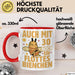 30. Geburtstag Tasse Geschenk Frauen Mutter Lustig Auch mit 30 Noch Ein Flottes Bienchen Kaffee-Becher Rot Trendation