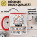 Geschenk für Psychologin Tasse Lustige Geschenkidee Geburtstag Ich Bin Psychologin Ich Darf Das Rot Trendation