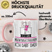 Geschenk für Musikbibliothekarin Tasse Lustige Geschenkidee Geburtstag Ich Bin Musikbibliothekarin Ich Darf Das Rosa Trendation