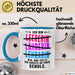 Lehrer Unterricht Tasse Geschenk Lustige Geschenkidee Spruch Ich Bin Lehrerin Ach Was Soll'S Ich Arbeite An Einer Schule Blau Trendation