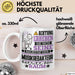 Musikredakteur Geschenk Tasse Lustiger Spruch Erheben Sie Sich Der Musikredakteur Betritt den Raum Weiß Trendation