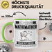Mathematiker Tasse Geschenk für Mathematiker Geburtstag Lustiger Spruch Kaffee-Becher Was Ist Deine Superkraft Grün Trendation