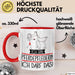 Geschenk für Pferdepflegerin Tasse Lustige Geschenkidee Geburtstag Ich Bin Pferdepflegerin Ich Darf Das Rot Trendation