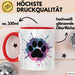 Hund Tierliebhaber Tasse Geschenk Lustige Geschenkidee Spruch Rot Trendation