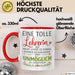 Unterricht Lehrer Wertschätzung Tasse Geschenk Lustige Geschenkidee Spruch Eine Tolle Lehrerin Ist Nicht Leicht Zu Finden Rot Trendation